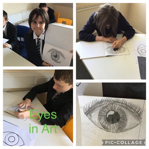 Image of Eyes in Art
