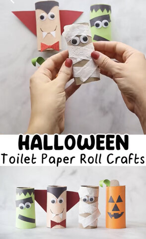 Image of Halloween craft idea 