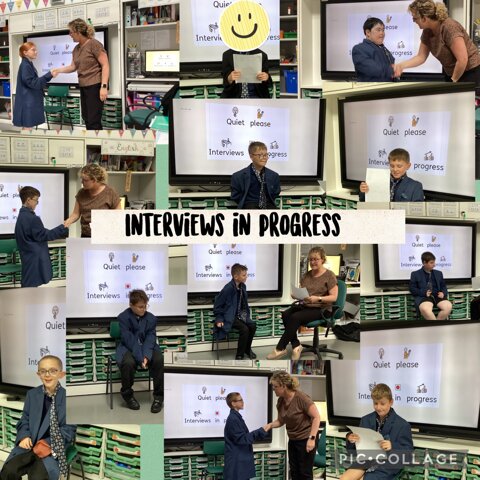 This week, everyone applied for classroom jobs and then had an interview. It was a great experience and everyone was successful! Well done to you all 