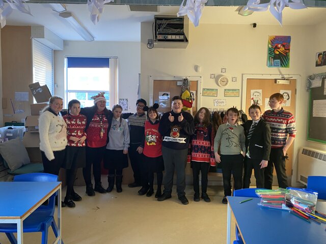 Image of Christmas jumper day 2022! 