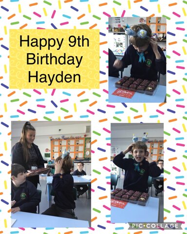 Image of Happy Birthday Hayden