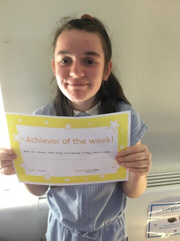 Image of Achiever of the week is…