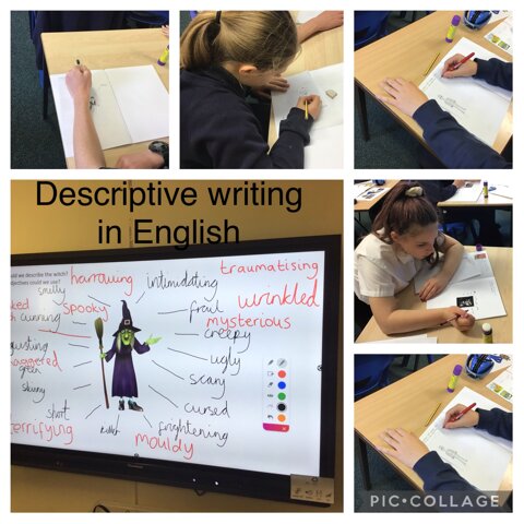 Image of Descriptive writing in English