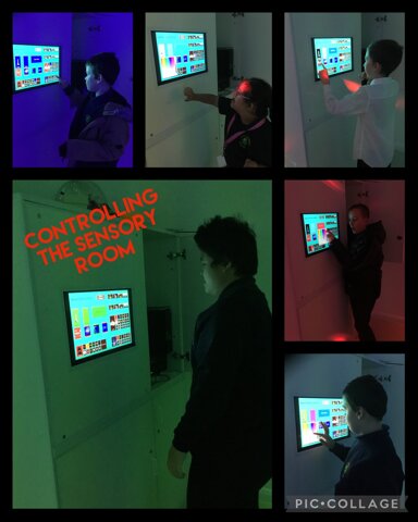 Image of Controlling the sensory room 