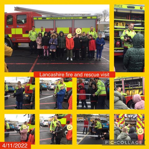 Image of Lancashire fire and rescue visit 