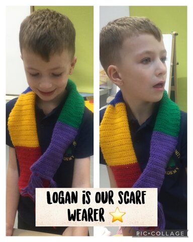 Image of Logan is our Scarf Wearer 