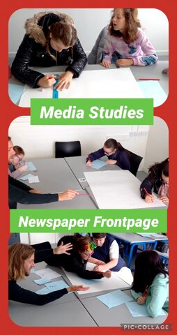 Image of B&FC Media Studies: Newspaper Frontpage