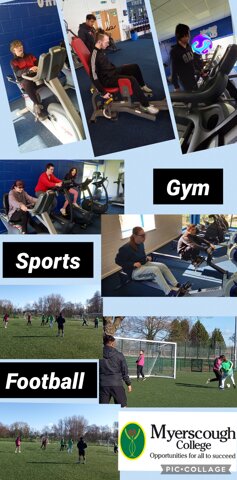 Image of Gym & Football at Myerscough College.