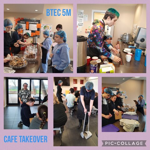 Image of Cafe takeover BTEC 5M
