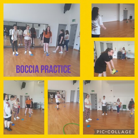 Image of Boccia training
