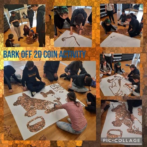 Image of Bark off 2D dog coin activity