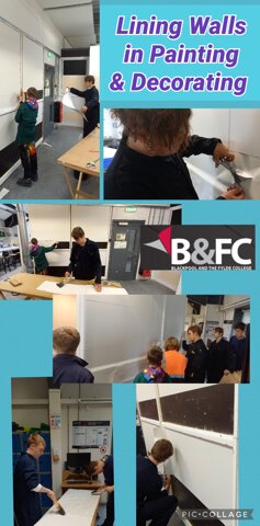 Image of Painting and Decorating at Blackpool and The Fylde College 