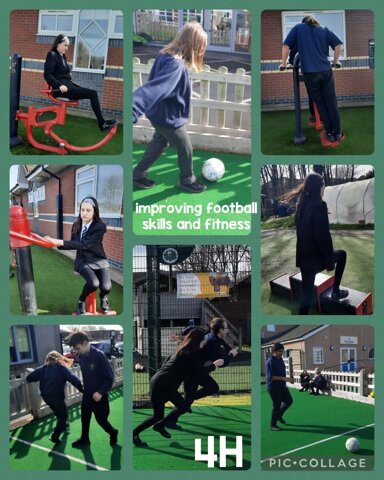 Image of Improving football skills and fitness 