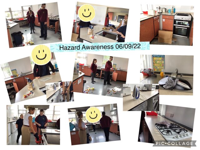 Image of Hazards in the cookery room