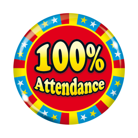 Image of 100% attendance
