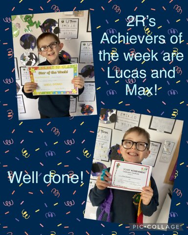 Image of 2R’s Achievers of the week 