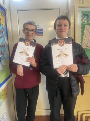 Image of Well done Daniel and Keiron 