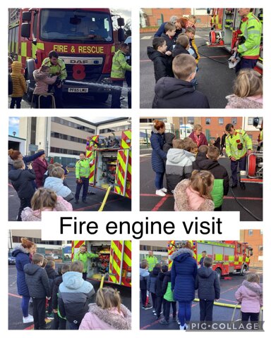 Image of Fire engine visit