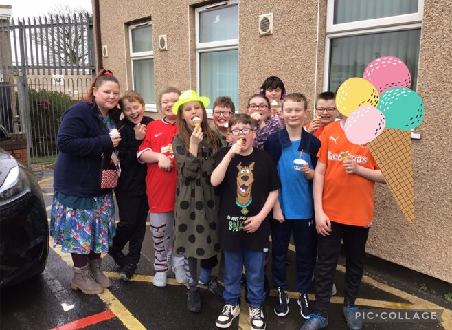 Image of We had an ice cream on Book Day! 
