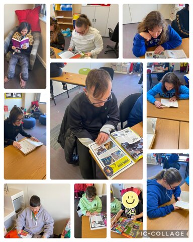 Image of 5B Reading for pleasure