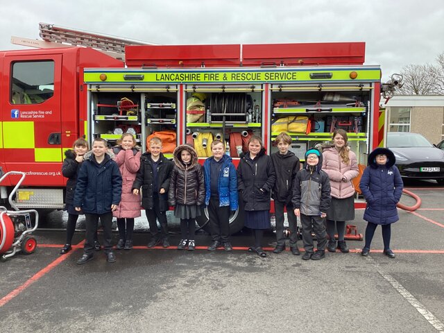Image of Visit from the Fire Brigade