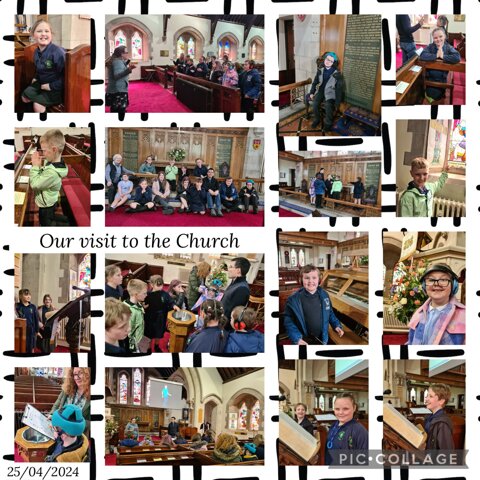 Image of Our visit to the church 