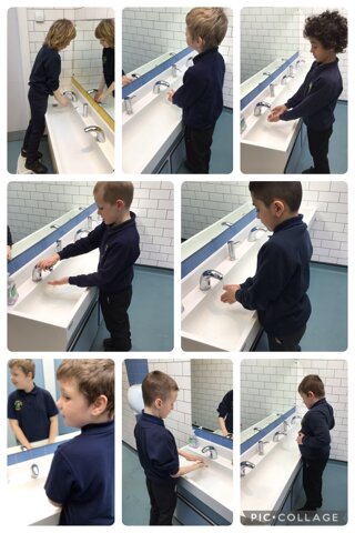 Image of Washing our hands