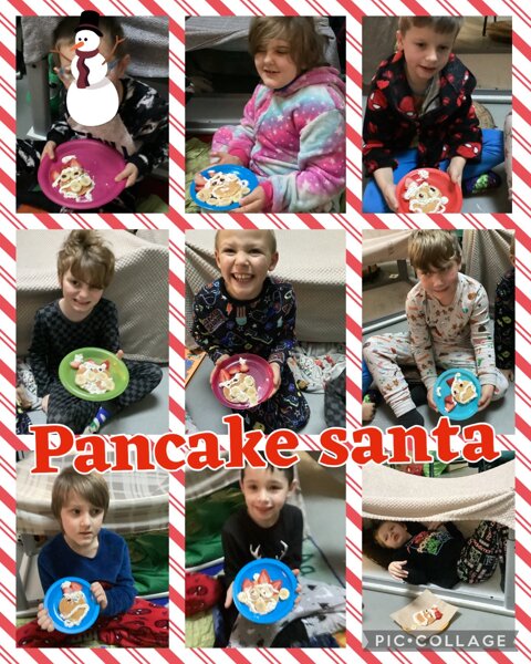 Image of Santa pancakes
