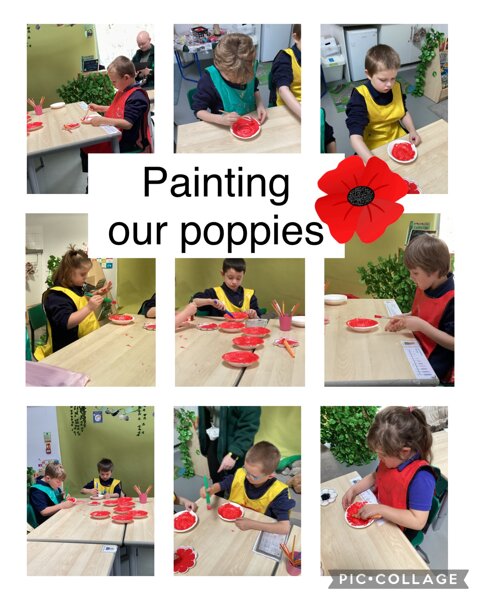 Image of Painting our poppies 