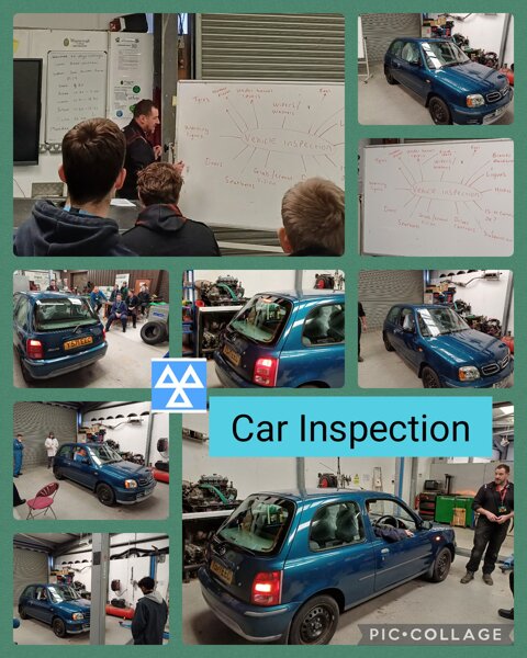 Image of Vehicle Inspection at Myerscough College 